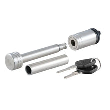 CURT 1/2’’ Hitch Lock w/5/8’’ Adapter - 1-1/4’’ or 2’’ Receiver - Barbell- Stainless Steel [23517] - Hitches &