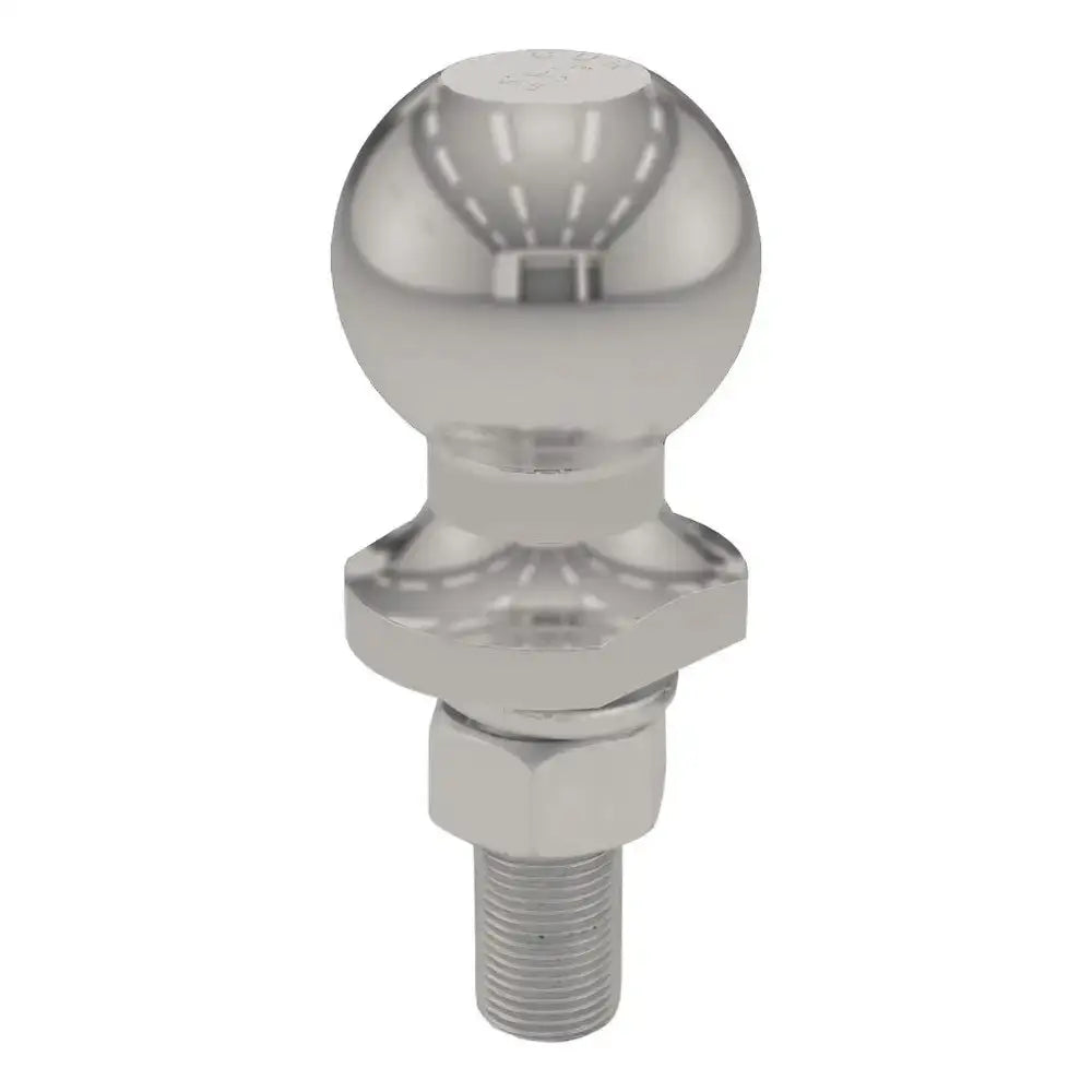 CURT 2’’ Trailer Ball - 3/4’’ x 2-1/8’’ Shank - 3,500 lb. - Stainless Steel [40082] - Accessories
