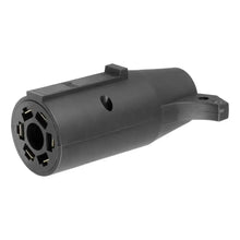 CURT Adapter - 7-Way RV Blade to 6-Way Round Trailer - Center Pin Auxiliary [57261] - Lights & Wiring