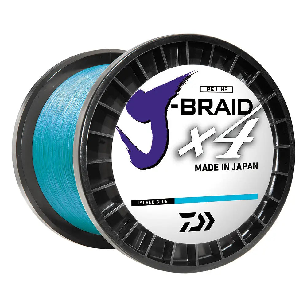 Daiwa J-BRAID x4 Braided Line - 30 lbs - 300 yds - Island Blue [JB4U30-300IB] - Lines & Leaders