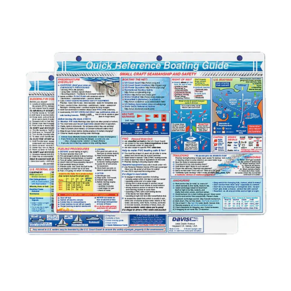 Davis Quick Reference Boating Guide Card [128] - Accessories