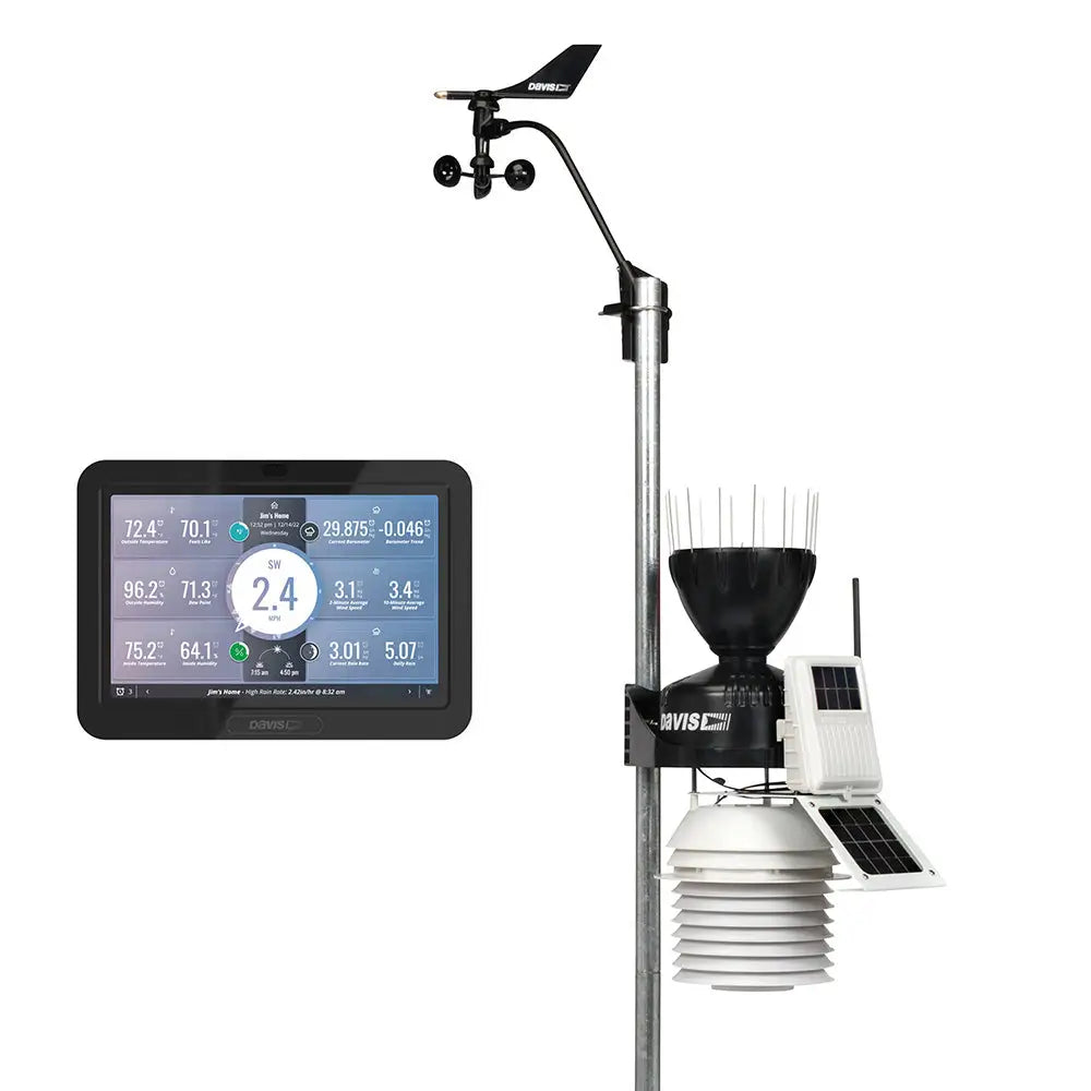Davis Vantage Pro2 Wireless Weather Station w/WeatherLink Console 24hr Fan Aspirated Radiation Shield [6253] - Weather