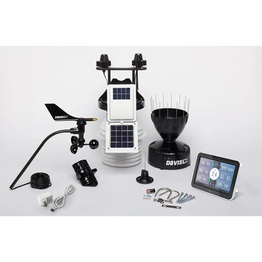Davis Vantage Pro2 Wireless Weather Station w/WeatherLink Console 24hr Fan Aspirated Radiation Shield UV Solar Sensors