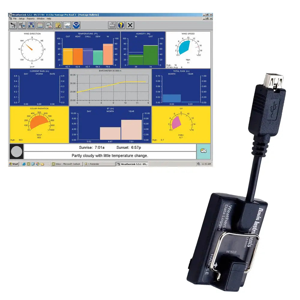 Davis WeatherLink f/Vantage Pro2 & Vantage Vue [6510USB] - Weather Instruments