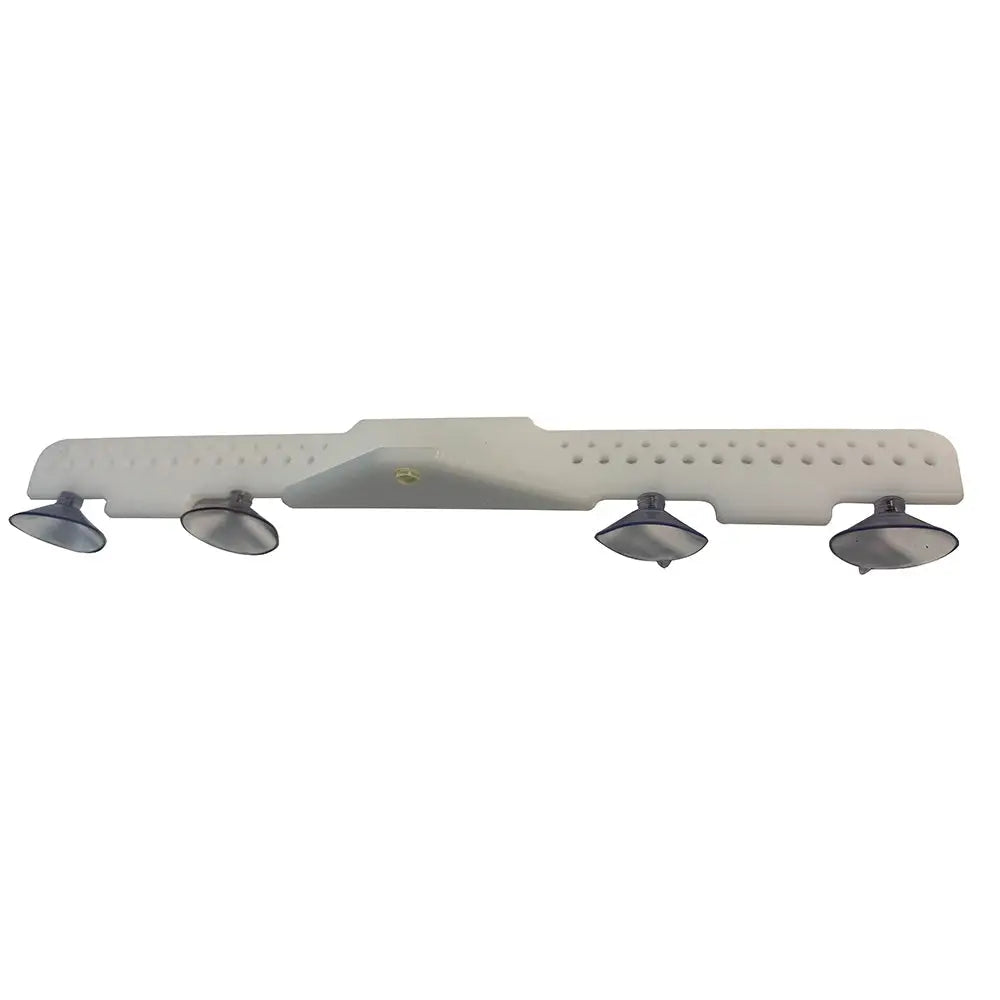 Deep Blue Marine 18 Inch White Acrylic Suction Cup Lure Rack - Fishing Accessories