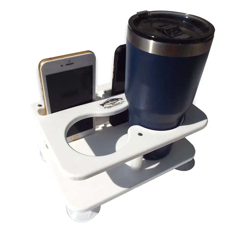 Deep Blue Marine Double Drink/Binocular/2 Cell Phones w/Suction Cups [SMDH-CELL] - Fishing Accessories