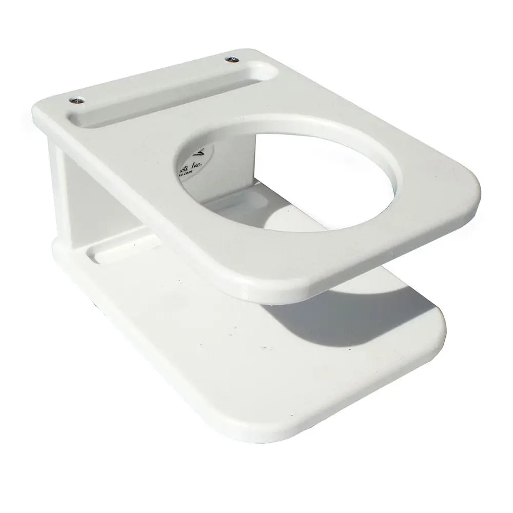 Deep Blue Marine Side Mount Single Drink Holder - Suction Cup Mount - White [SSDH] - Fishing Accessories