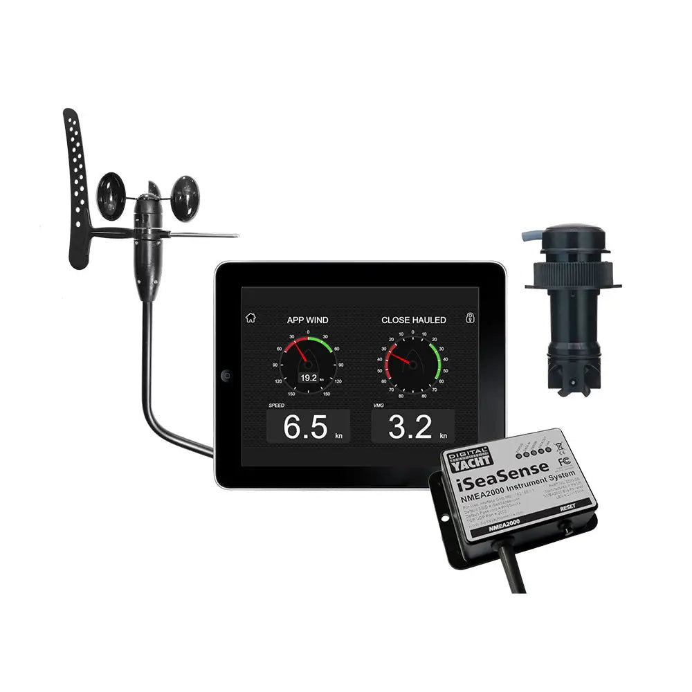 Digital Yacht iSeaSense Wireless Speed Depth Temp Pack Plus Wind [ZDIGISSPK2] - Instruments
