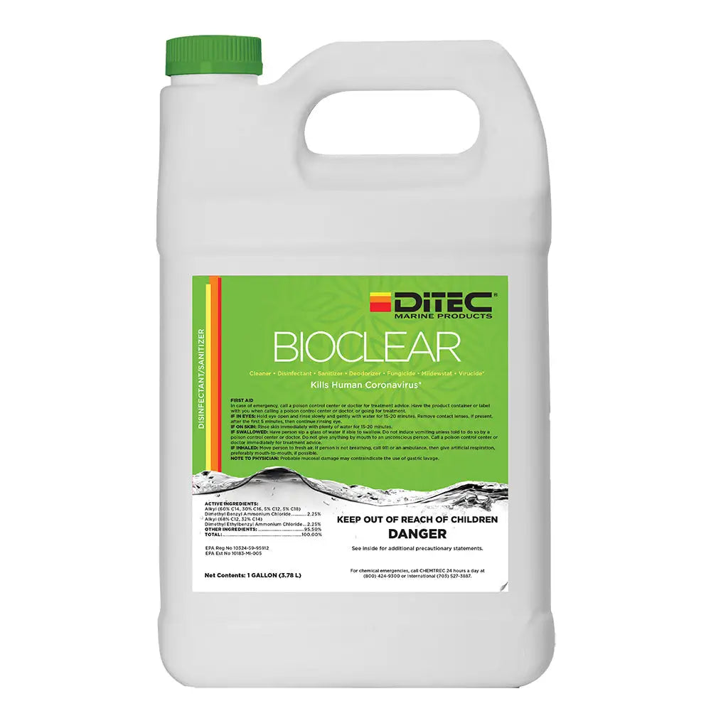 DiTEC Bioclear Disinfectant - Gallon [52-714M-4XO3] - Cleaning