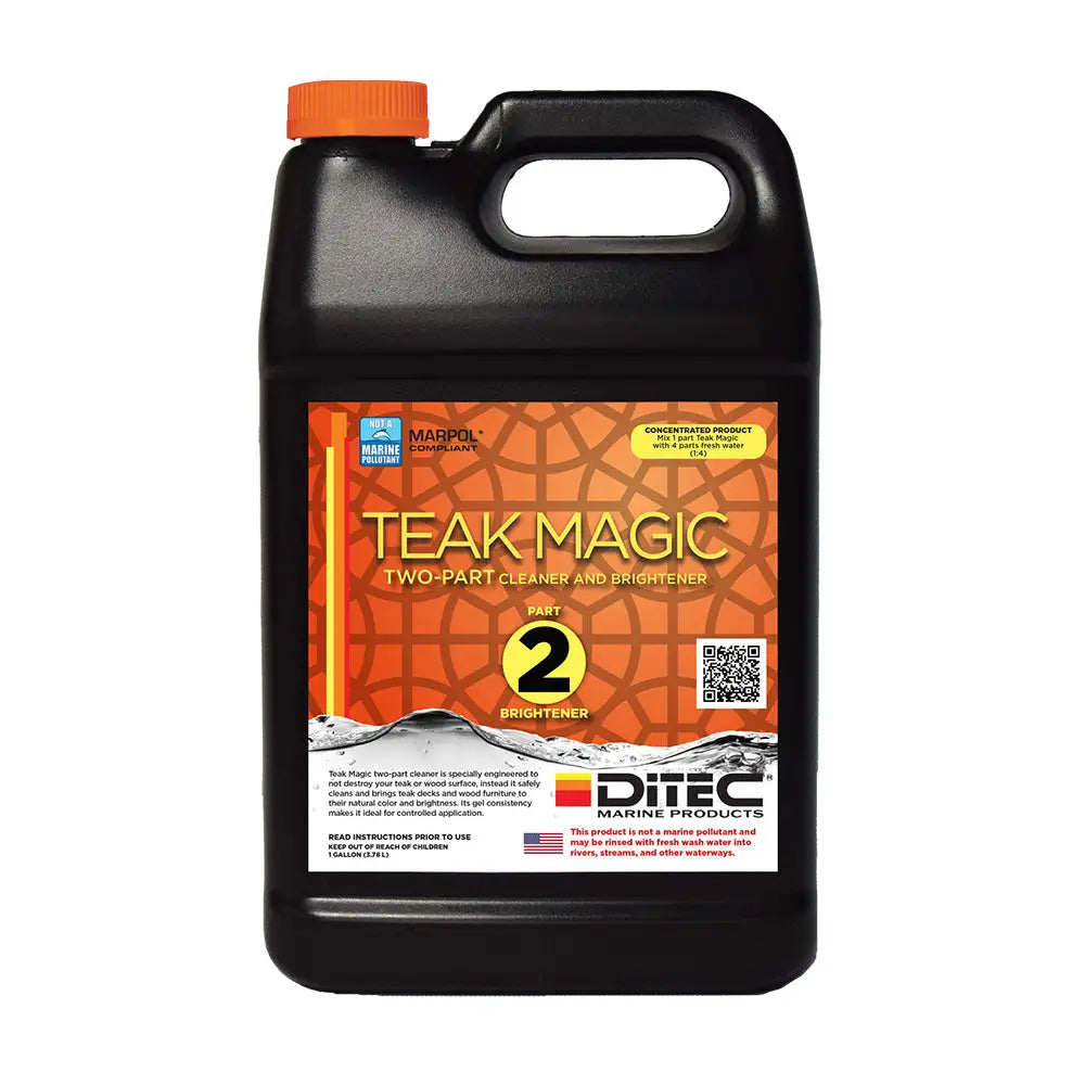 Teak Magic Part 2 DiTEC Gallon Brightener - Cleaning