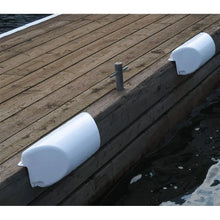 Dock Edge Dolphin Dockside Bumper 7’’ x 16’’ Straight - White [1060-W-F] - Bumpers/Guards