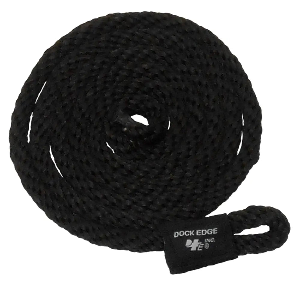 Dock Edge Fender Line - 3/8’’ x 5’ - Black - 2-Pack [91-566-F] - Fender Accessories