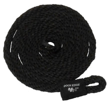 Dock Edge Fender Line - 3/8’’ x 5’ - Black - 2-Pack [91-566-F] - Fender Accessories
