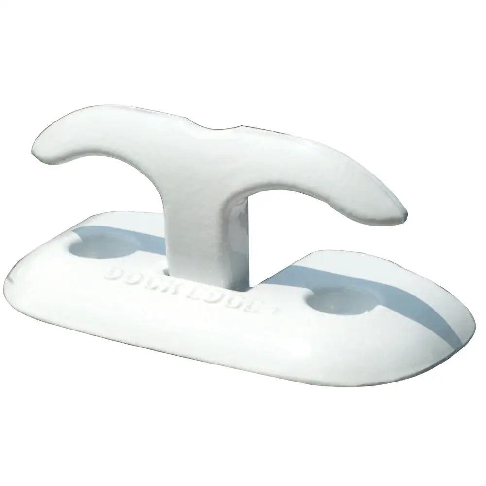 Dock Edge Flip Up Dock Cleat 6’’ White [2606W-F] - Cleats