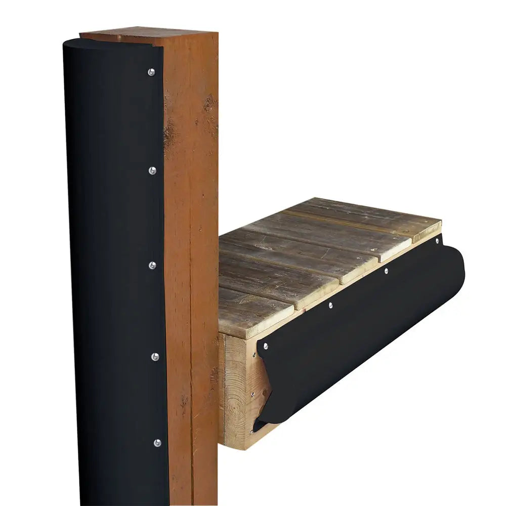 Dock Edge Piling Bumper - One End Capped - 6’ - Black [1020-B-F] - Bumpers/Guards