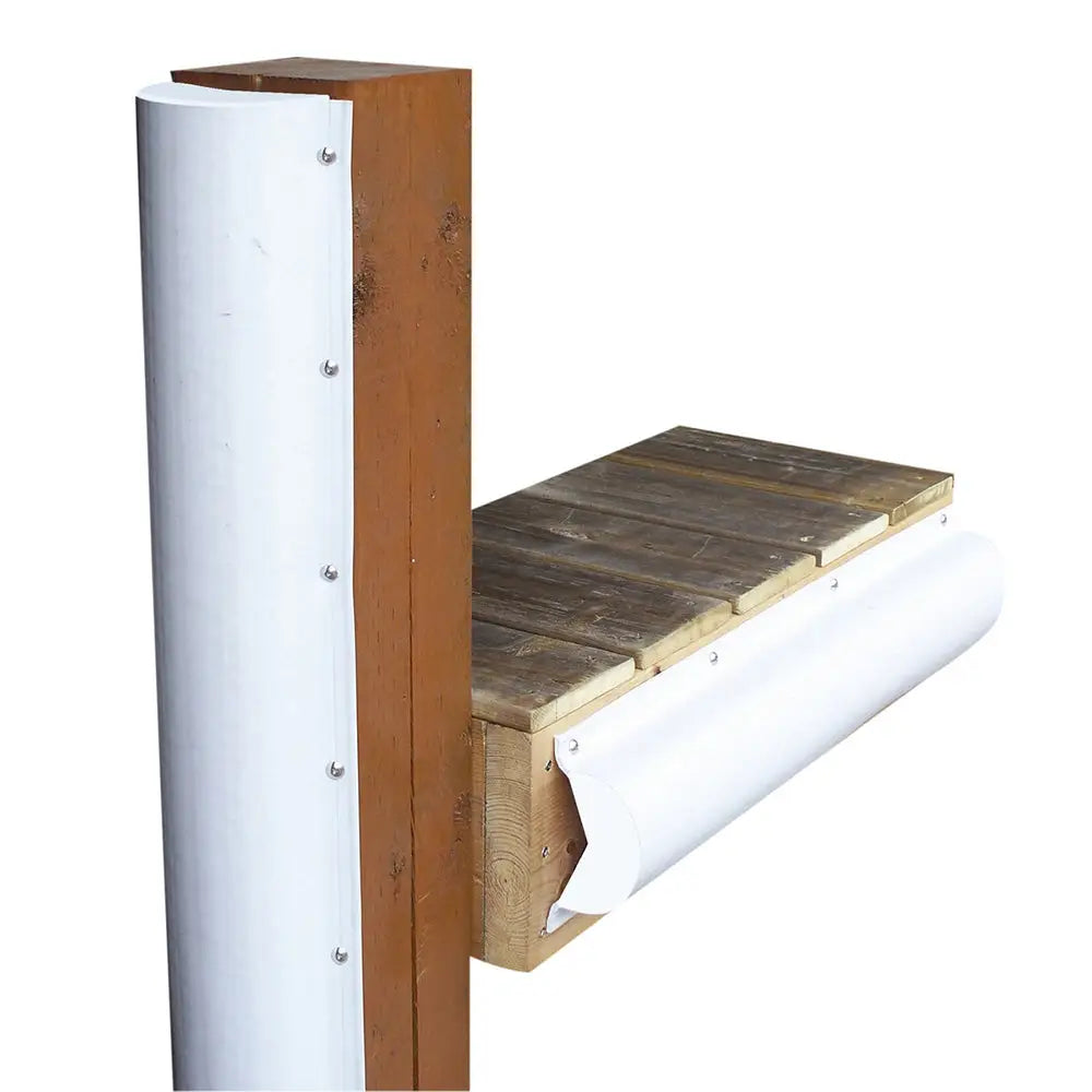 Dock Edge Piling Bumper - One End Capped - 6’ - White [1020-F] - Bumpers/Guards