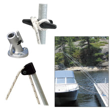 Dock Edge Premium Mooring Whips 2PC 8ft 2,500 LBS up to 18ft [3200-F] - Mooring Whips