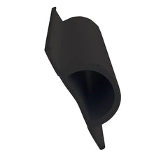 Dock Edge Standard ’D’ PVC Profile - 16’ Roll - Black [1193-F] - Bumpers/Guards