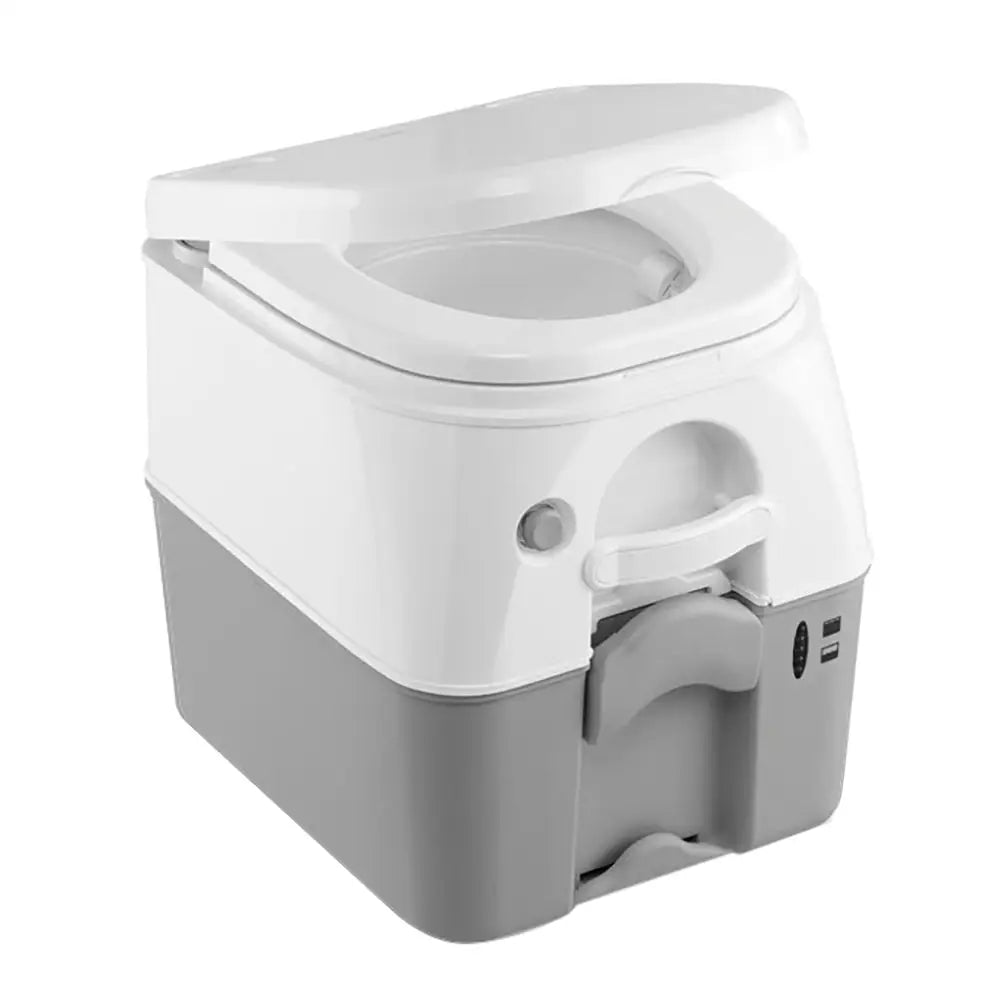 Dometic 975 Portable Toilet w/Mounting Brackets - 5 Gallon - Grey [301097506] - Portable Toilets