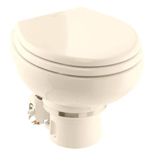 Dometic MasterFlush 7160 Bone Electric Macerating Toilet w/Orbit Base - Raw Water - 12V [9610007276] - Marine Sanitation