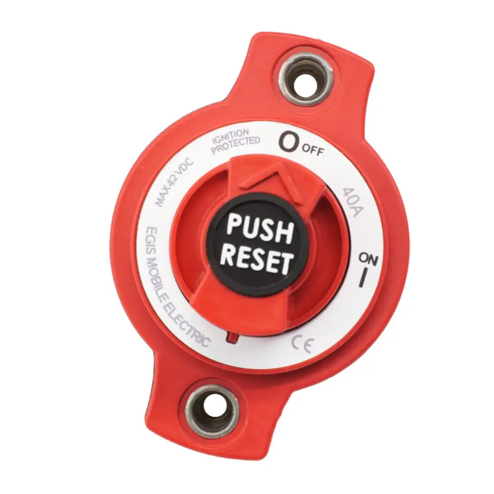 Egis 40A Panel Mount Mini Circuit Breaker [4701-40] - Circuit Breakers