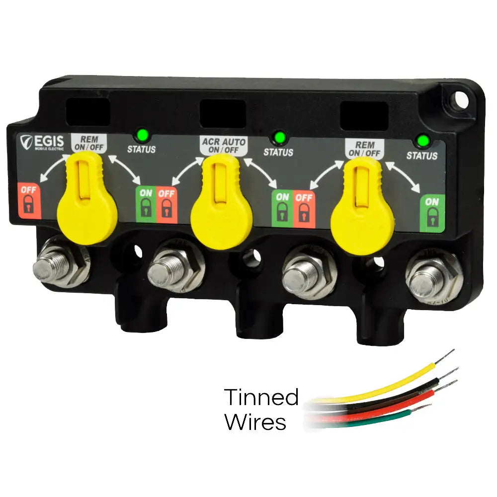 Egis XD Series Triple Flex 2 Relay-ACR-Relay w/Knobs Tinned Wires [8730-1535] - Accessories