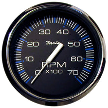 Faria Chesapeake Black 4’’ Tachometer - 7000 RPM (Gas) (All Outboards) [33718] - Gauges