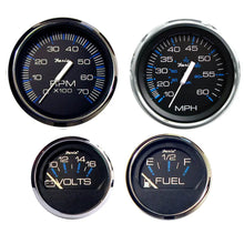 Faria Chesapeake Black SS Boxed Set - Outboard Motors [KTF004] - Gauges