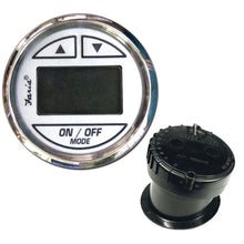Faria Chesapeake White SS 2’’ Depth Sounder w/In-Hull Transducer [13851] - Gauges