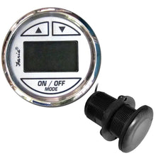 Faria Chesapeake White SS 2’’ Depth Sounder w/Thru-Hull Transducer [13894] - Gauges