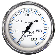 Faria Chesapeake White SS 4’’ Tachometer - 6000 RPM (Gas) (Inboard I/O) [33807] - Gauges