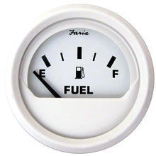 Faria Dress White 2’’ Fuel Level Gauge (E-1/2-F) [13101] - Gauges