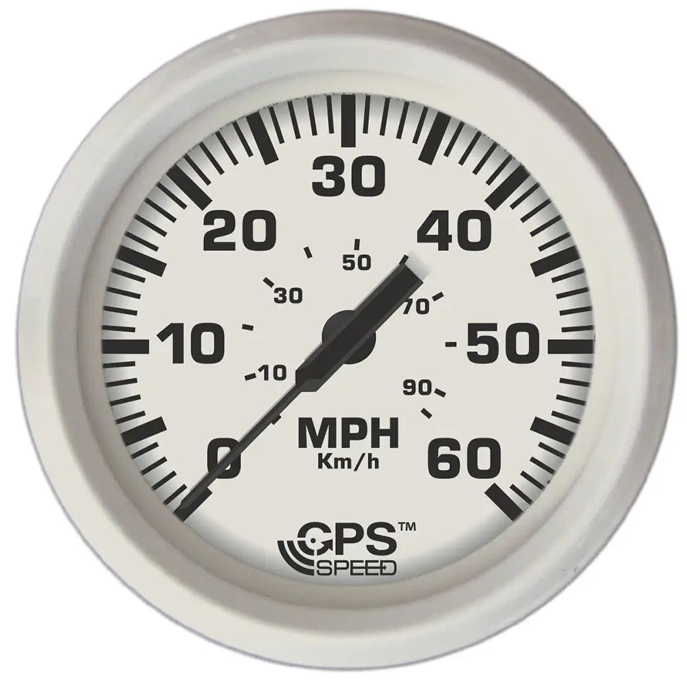 Faria Dress White 4’’ GPS Speedometer - 60 MPH [33147] - Gauges