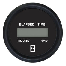 Faria Euro Black 2’’ Digital Hourmeter Gauge [12835] - Gauges