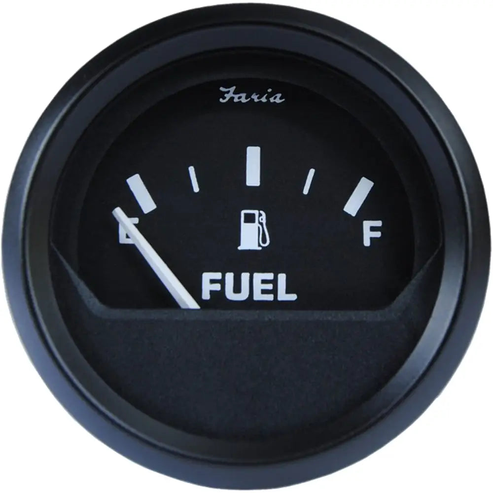 Faria Euro Black 2’’ Fuel Level Gauge [12801] - Gauges