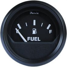 Faria Euro Black 2’’ Fuel Level Gauge - Metric [12802] - Gauges