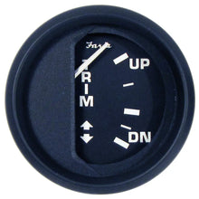 Faria Euro Black 2’’ Trim Gauge f/ Johnson/Evinrude/Suzuki Outboard [12827] - Gauges