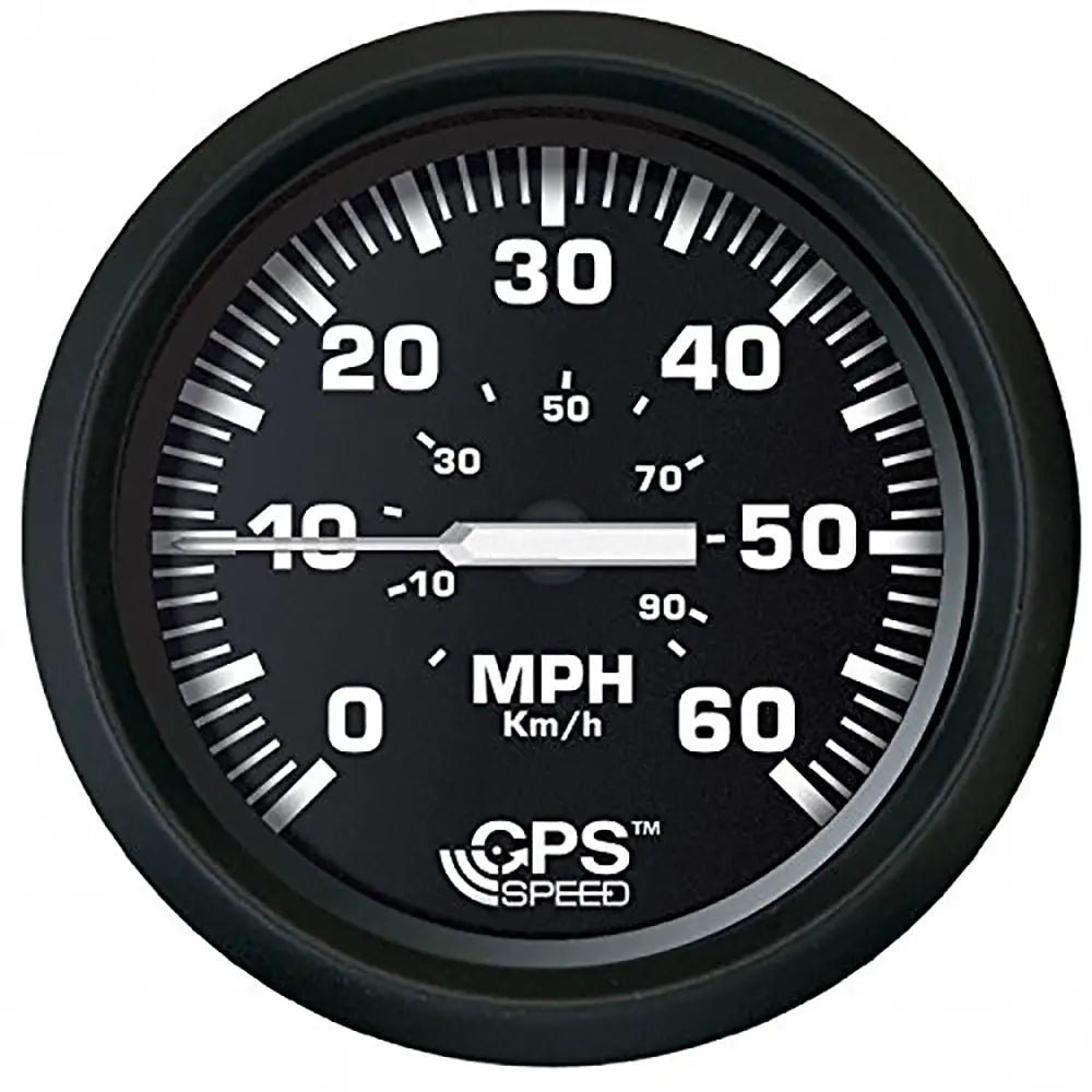 Faria Euro Black 4’’ Speedometer 60MPH (GPS) [32816] - Gauges