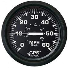 Faria Euro Black 4’’ Speedometer 60MPH (GPS) [32816] - Gauges