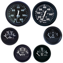Faria Euro Black Boxed Set - Inboard Motors [KT9799] - Gauges