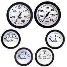 Faria Euro White Boxed Set - Inboard Motors [KT9798] - Gauges