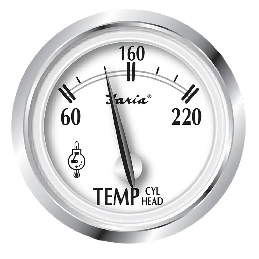 Faria Newport SS 2’’ Cylinder Head Temperature Gauge w/Sender - 60 to 220 F [25011] - Gauges
