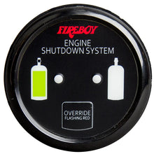 Fireboy-Xintex Deluxe Helm Display w/Gauge Body LED Color Graphics f/Engine Shutdown System - Black Bezel Display