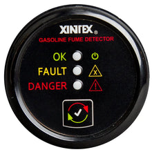 Fireboy-Xintex Gasoline Fume Detector - Black Bezel - 12/24V [G-1B-R] - Fume Detectors