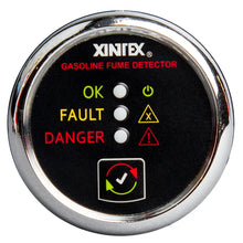 Fireboy-Xintex Gasoline Fume Detector - Chrome Bezel - 12/24V [G-1C-R] - Fume Detectors
