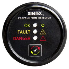 Fireboy-Xintex Propane Fume Detector w/Plastic Sensor - No Solenoid Valve - Black Bezel Display [P-1B-R] - Fume
