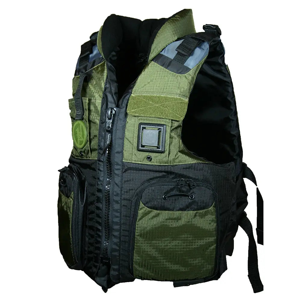 First Watch AV-800 Four Pocket Flotation Vest - OD Green - XXL to3XL [AV-800-GN-2XL/3XL] - Personal Flotation Devices
