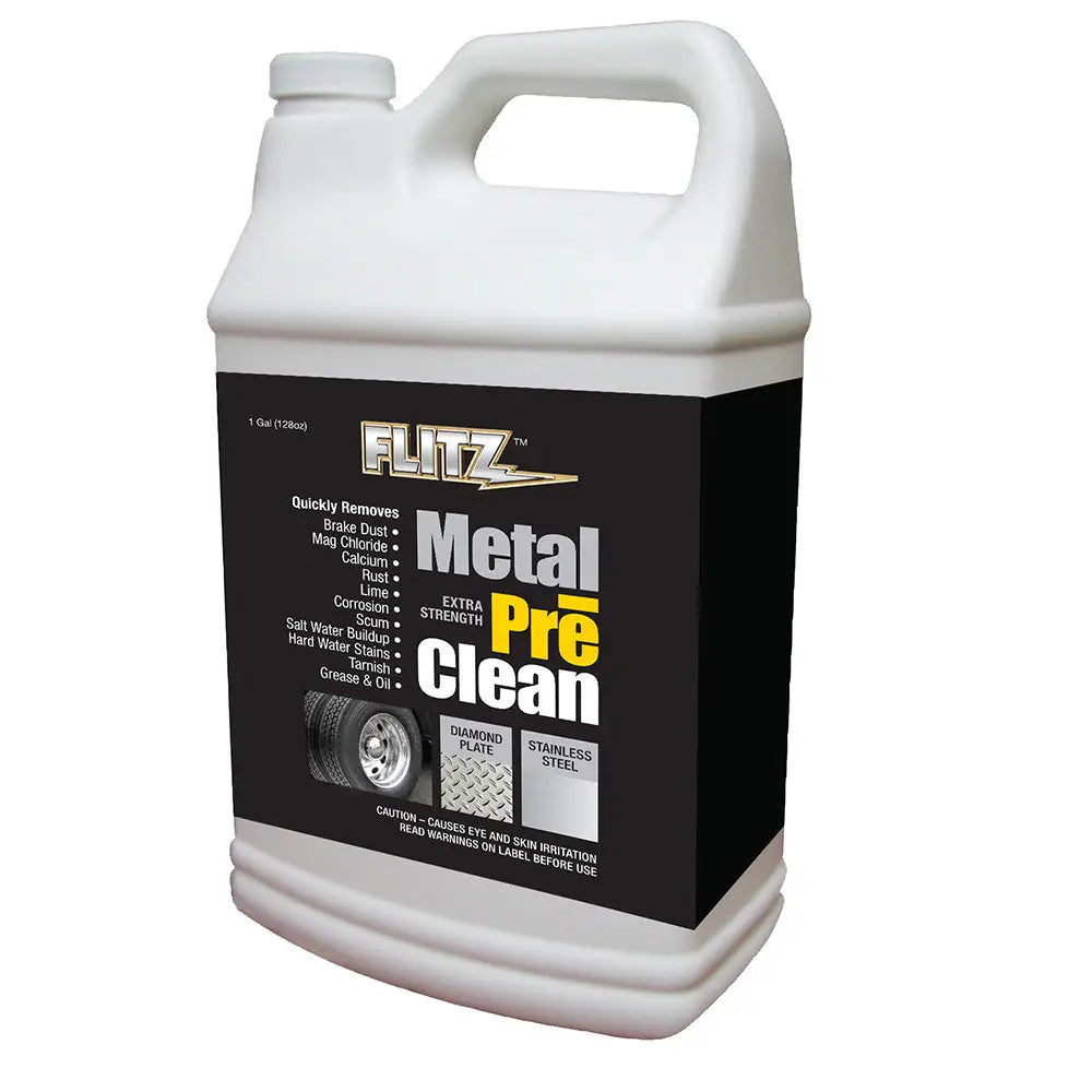 Flitz Metal Pre-Clean - All Metals Including Stainless Steel - Gallon Refill [AL 01710] - Cleaning