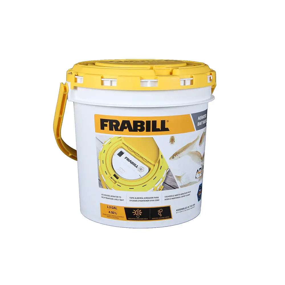 Frabill Dual Bait Bucket with Built-In Aerator - Livewell Pumps
