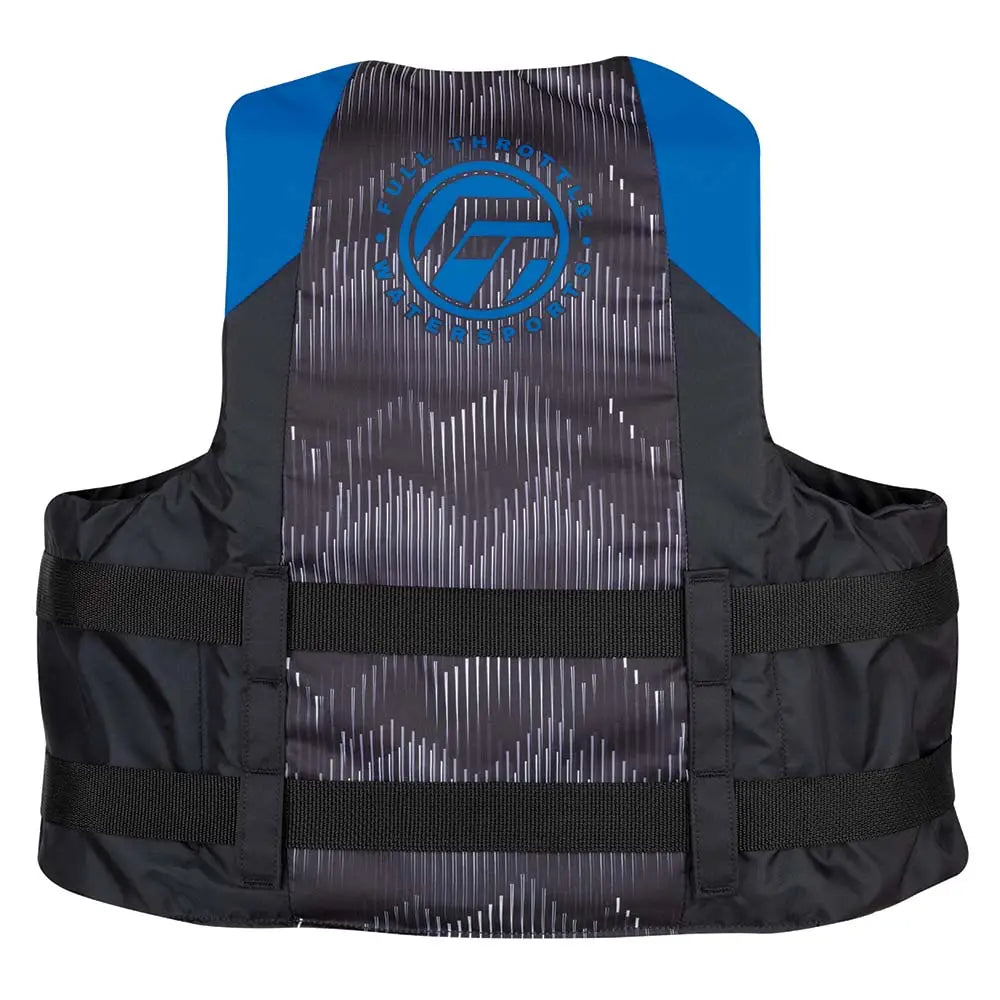 Full Throttle Adult Nylon Life Jacket - 2XL/4XL - Blue/Black [112200-500-080-22] - Life Vests